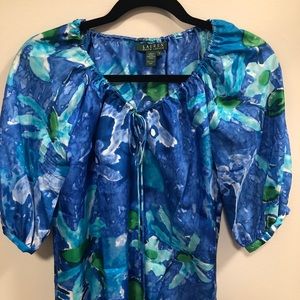 Ralph Lauren 100% silk blouse